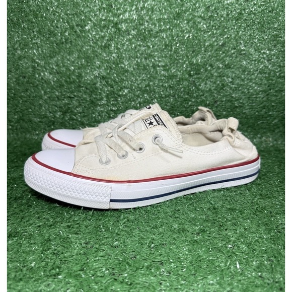 Converse Womens CT All Star Shoreline White Casual Slip On Shoe Sneaker Size 8.5 - Picture 4 of 9